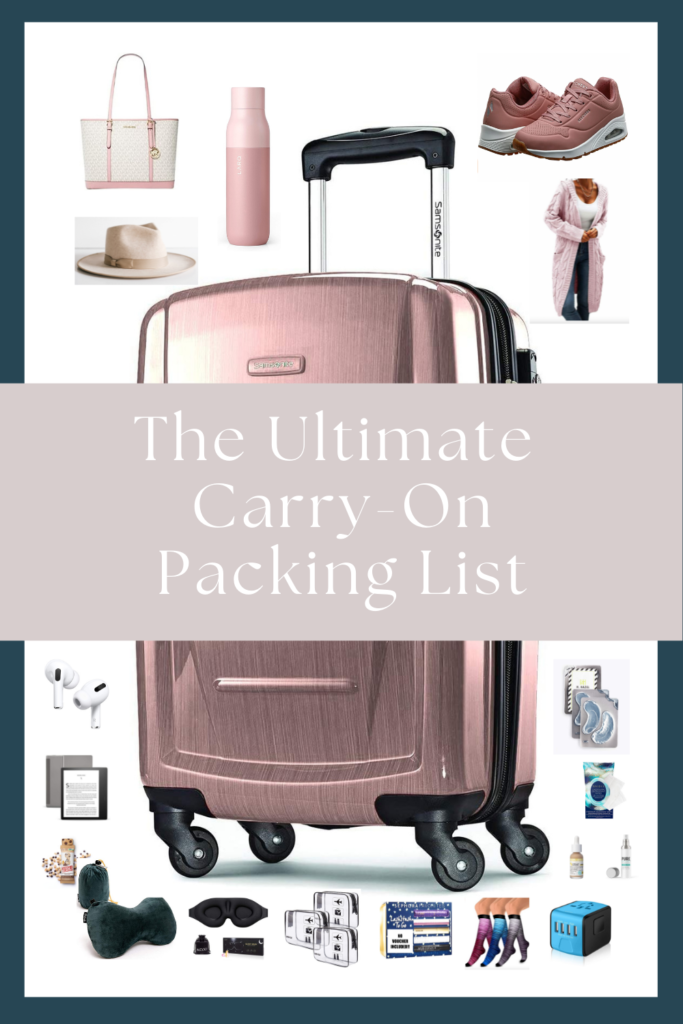 The Ultimate Carry-On Packing List - My Next Pin