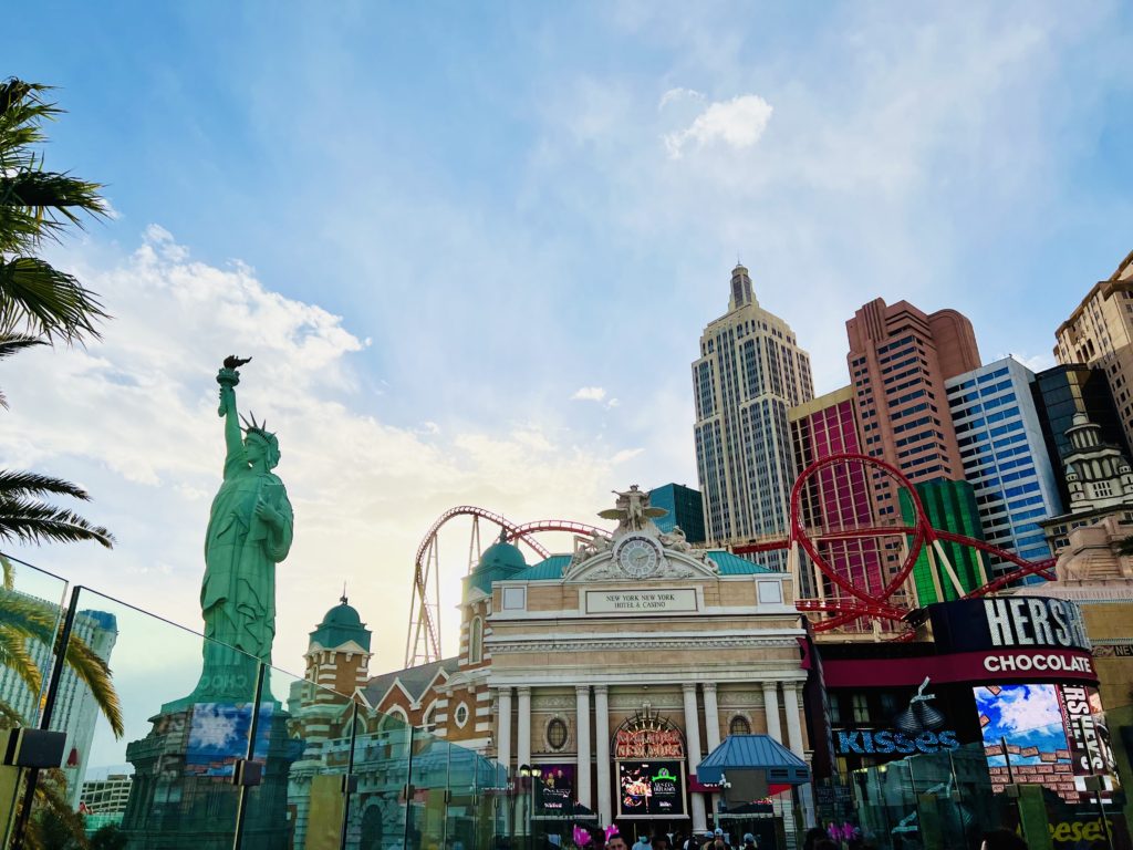 rollercoaster in Vegas